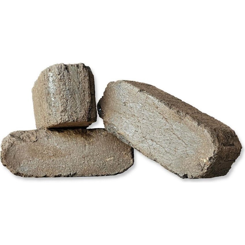 Energie Kienbacher 900 kg Hartholz Torfbriketts - Hochreine Torfkohle auf Palette (90 x 10 kg) | Naturkohle für effizientes Heizen